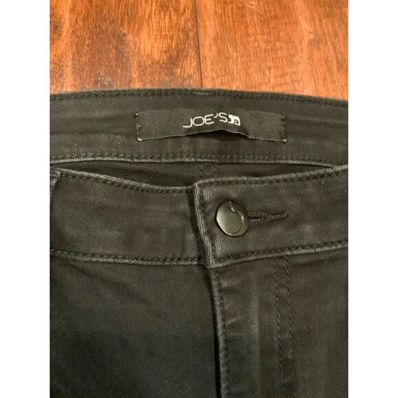 Joe’s Jeans Black Mid Rise Skinny Jeans, Size 30 - Picture 3 of 8